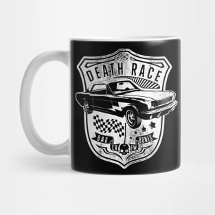 Power Muscle Racing Vintage distressed emblem badge Mug